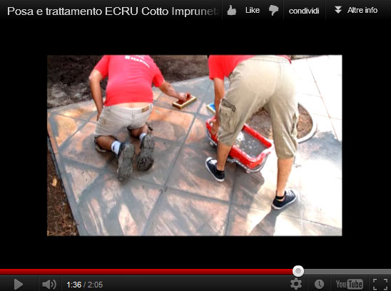 Cotto ecru posa_Cotto_Impruneta Cotto Impruneta